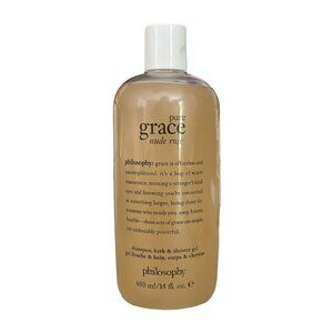 Philosophy Pure Grace Nude Rose Shampoo Bath & Shower Gel 16 Oz Factory Sealed
